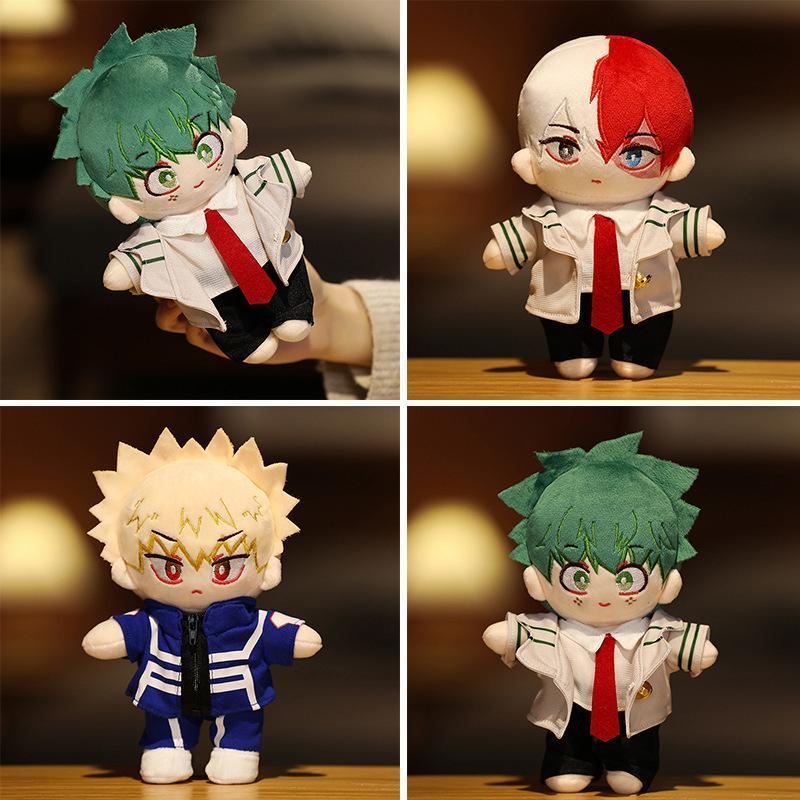 Anime My Hero Academia Plush Toys Cartoon Stuffed Midoriya Izuku Bakugou Katsuki Todoroki Shoto Dolls Kids Gifts Birth