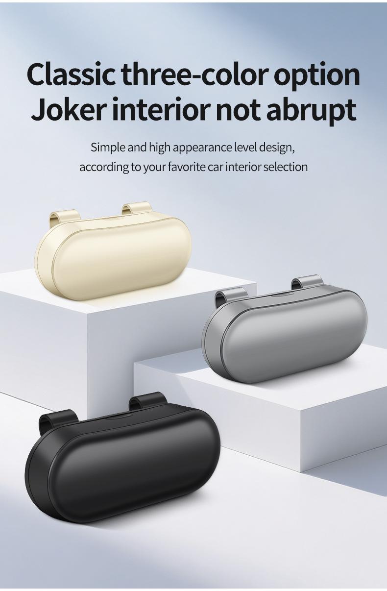 Portable Sunglass Clip, Durable Abs Material, Universal Car Sunglass Holder, //, Vehicle Eyewear Organizer