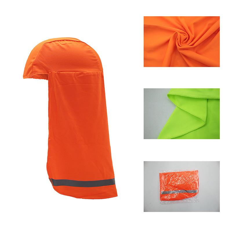 Adjustable Foldable Outdoor Quick-Dry Reflective Mesh Visor Sports & Outdoor Hat - Breathable Mesh Vent, Sunshade Shawl, Long Tail Neck Design for Summer Cycling, High-Temperature Use, Mesh Visor Sports & Outdoor Hats, Sun Protection