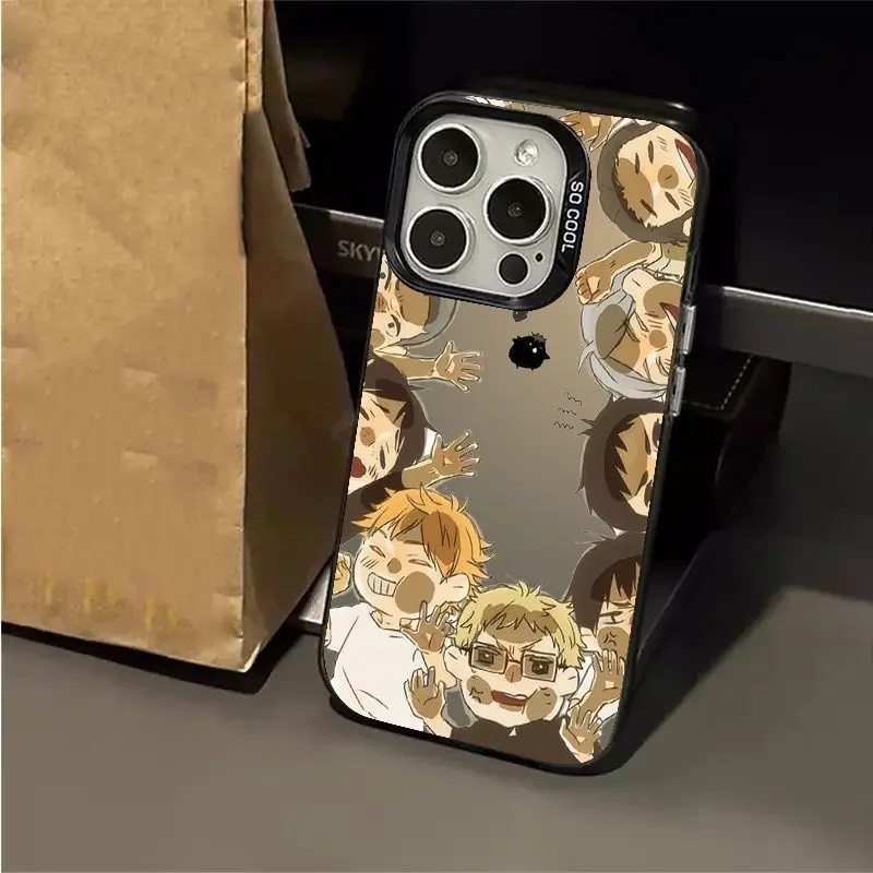 Volleyball Boy Phone Case, Shockproof Anti-Drop, Silver Color, Comfortable Non-Slip, Imd Printing, for iPhone 17/16/15/14/13/12/11, Tpu