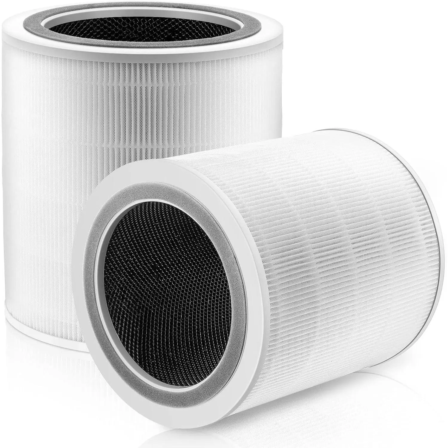 Core 400S Replacement Filter for LEVOIT Core 400S-P Air Purifier High-Efficiency Activated Carbon, Core 400S-RF for Pet Odors, Smoke, Pollen, LRF-C401S-WUS, 2 Pack, White