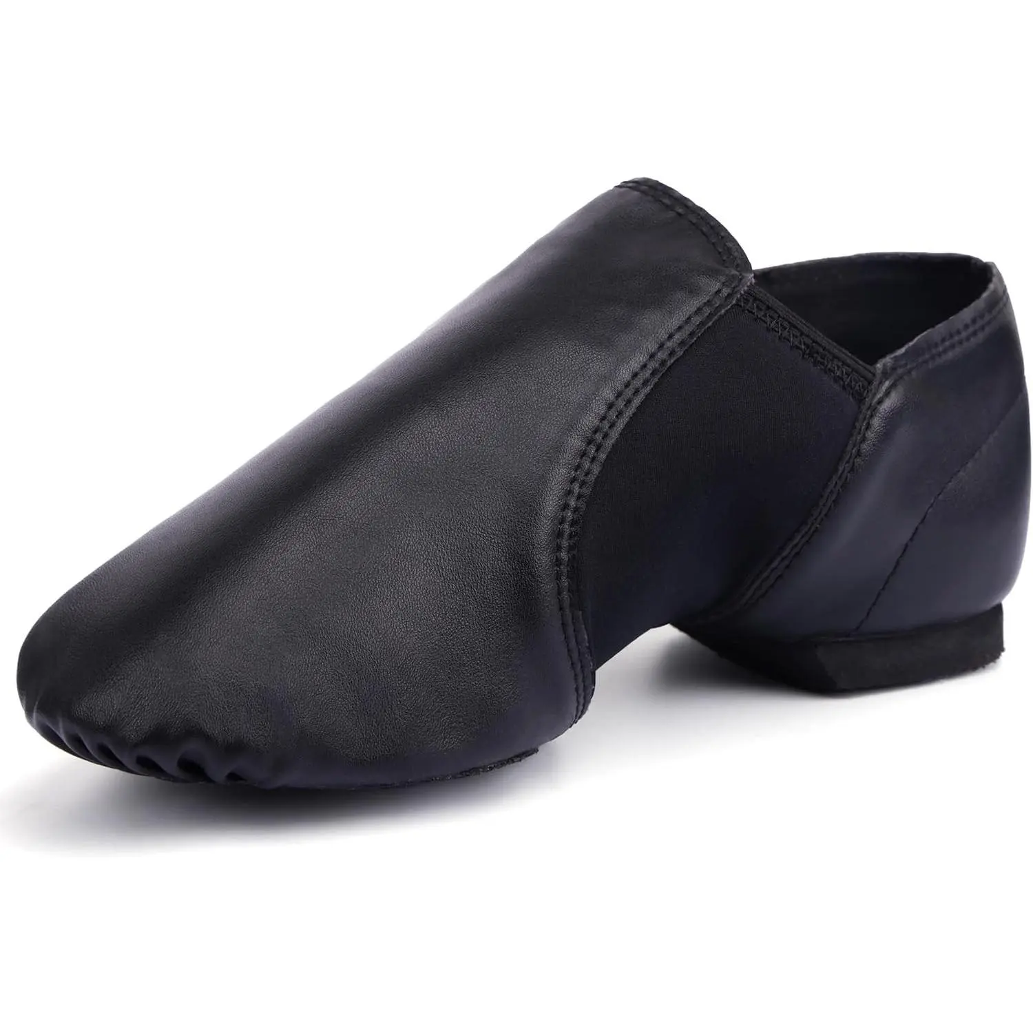 Unisex 006 PU Leather Slip-On Jazz Dance Shoes for Men and Women(Gift)