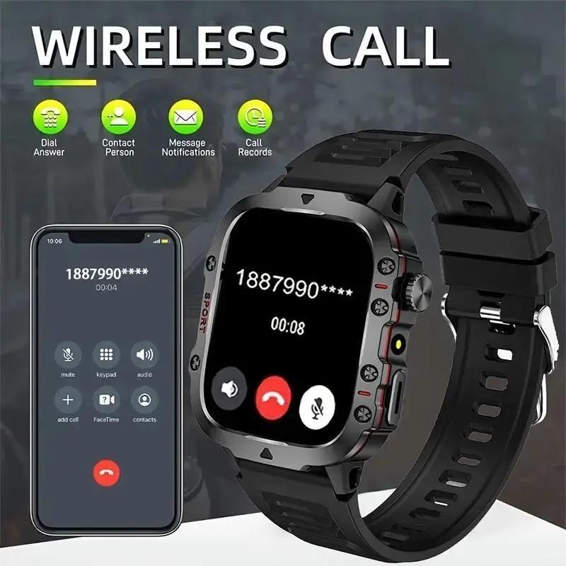 Smart Watch with LED Light, Bluetooth-compatible Connectivity, Multiple Sport Modes, Call/messages Alerts, Compatible with iOS and Android