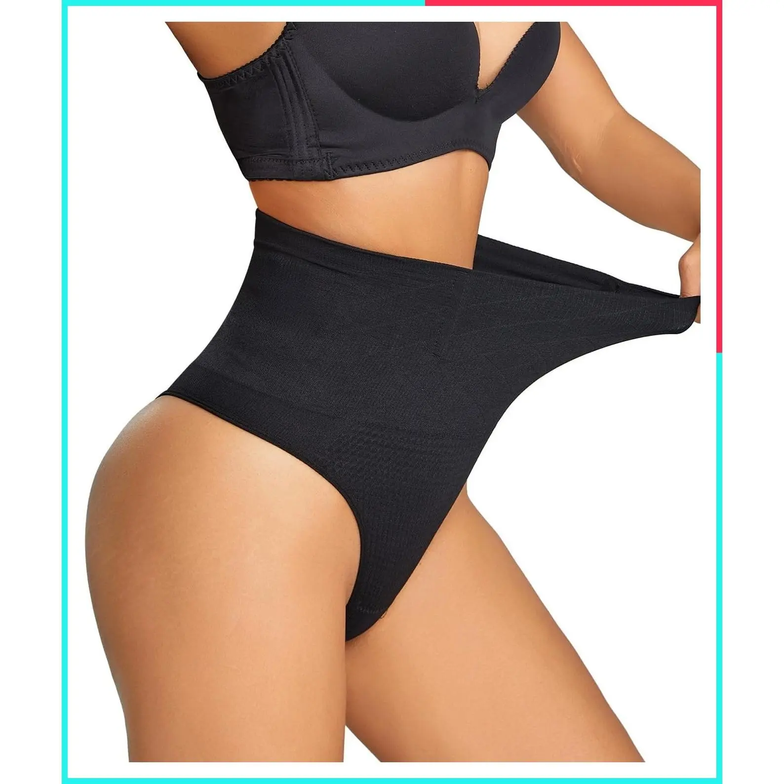 Seamless Thong Shapewear for Women Tummy Control Compression Body Shaper Panties