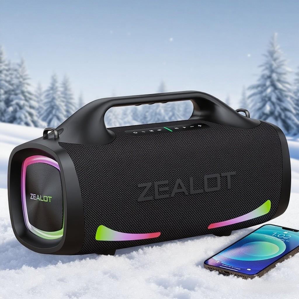 ZEALOT Ultimate Outdoor Party Bluetooth Speaker, 100W HIFI Stereo
