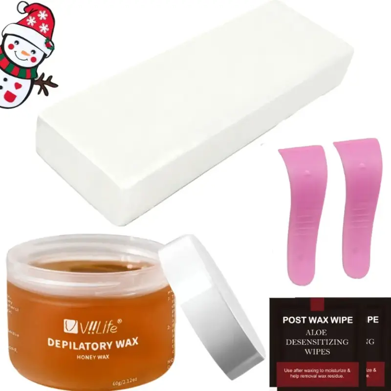 60g Eyebrow Wax Kit, Travel & Home Sugar Wax Set for Women, Facial Hair Removal Soft Wax, Microwave Heating, Strong Adhesive, Safe Formula, Gentle, Body Care, Waxing Kit, Facial Hair Remover, Waxing Supplies