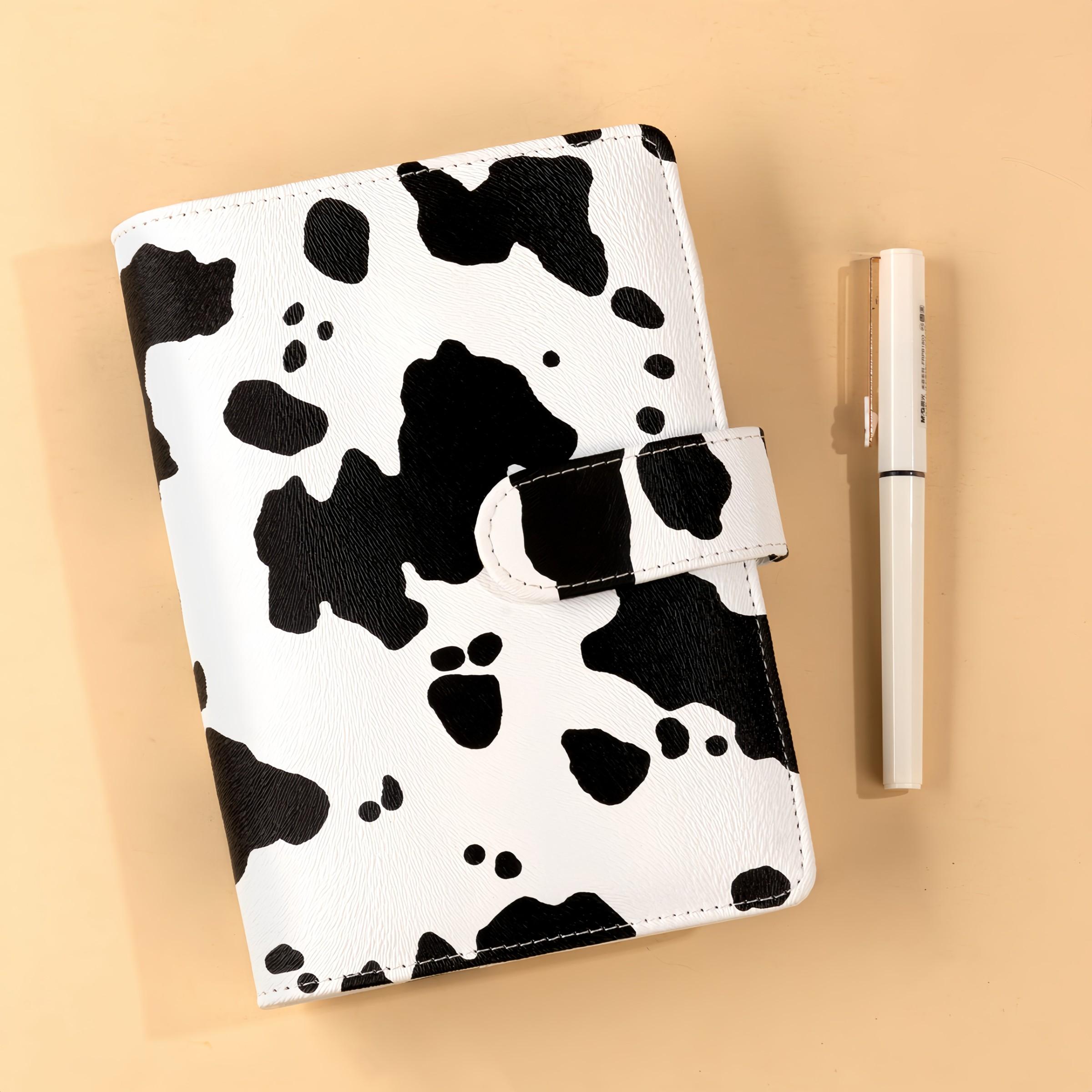 A6 Cash Budget Folder, PU Leather Money Saving Folder with Cash Envelope, Budget Sheet, Stickers, Printable Budget Planner Organizer