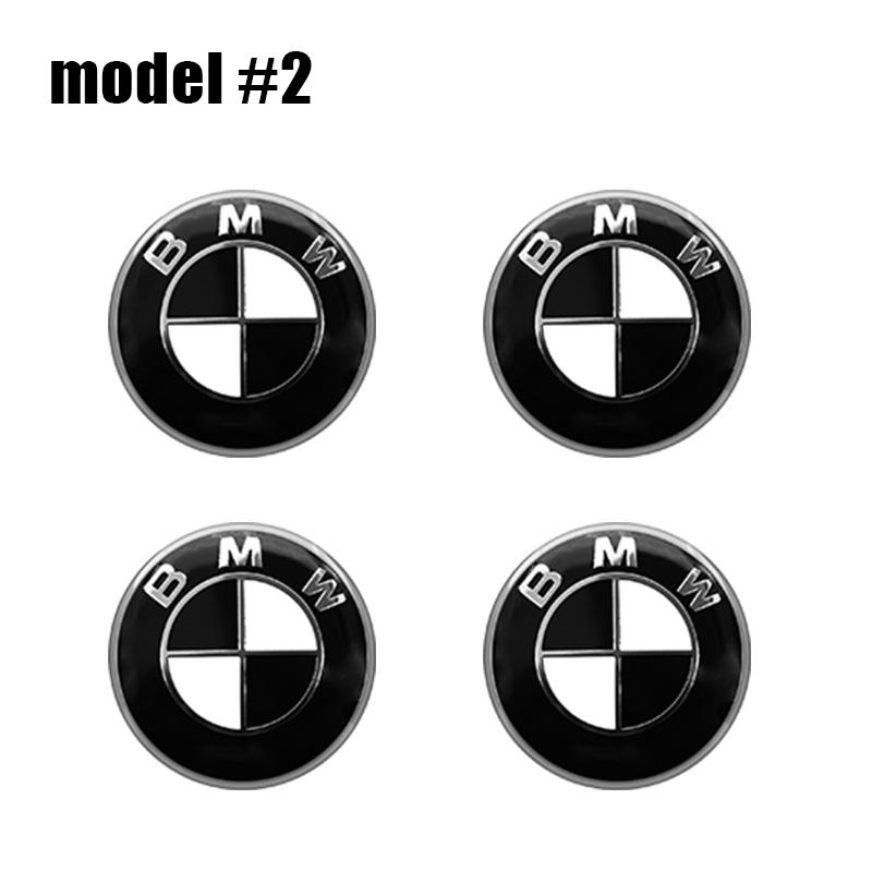 4Pcs 56mm 60mm 65mm Car Styling Wheel Center Hub Caps Stickers Car Decorative Sticker Emblem Badge For BMW M E36 E39 E46 E30 E34 E53 E90 E60 E70 E87 E92 F10 F20 F30 X1 X3 X5 X6 Accessories Car Decals
