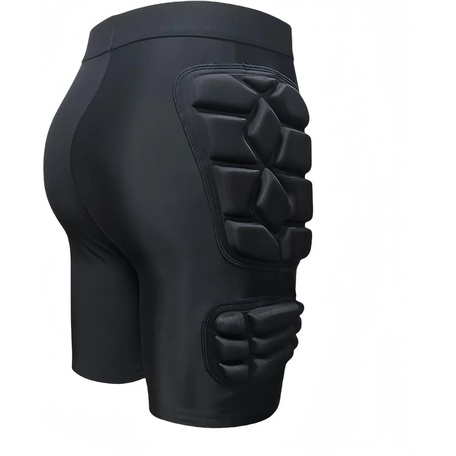 Women's Soccer Goalkeeper Compression Sliding Shorts - Padded Protection Armor Undershorts with Compression Fit