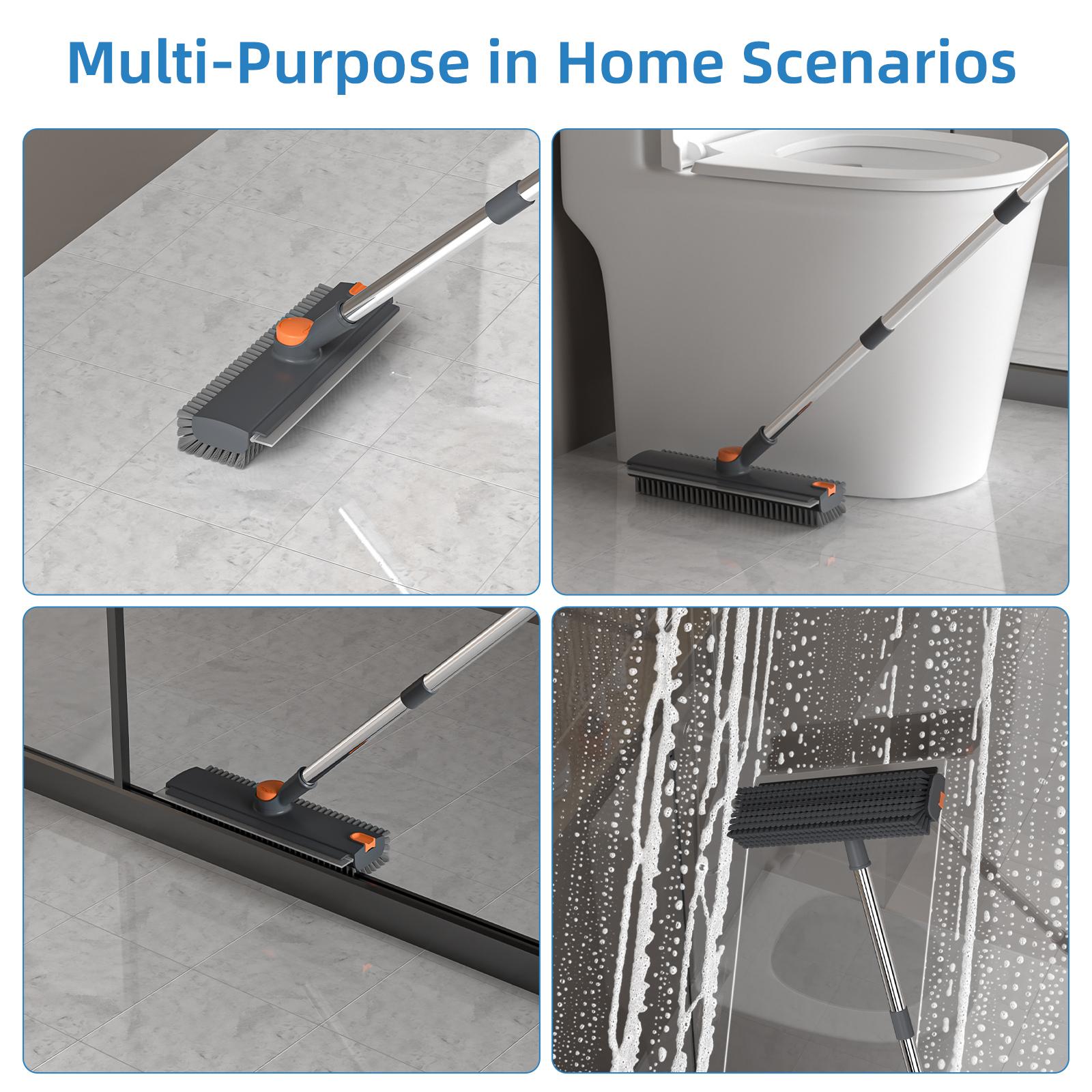 GLUMZRK 3-in-1 Floor Scrub Brush
