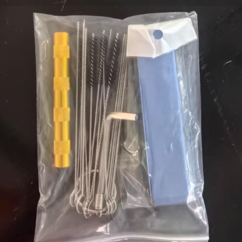 Carburetor Cleaning Kit, Torch Tip Cleaner Tool For Motorcycle, Lawnmower, Atv, Chainsaw, Spray Gun, Small Engine, Premium Torch Tip Cleaner, Carbons Dirt Jet Remove, Suitable for Auto, Motorcycles, ATV, Welder, Lawn Equipment