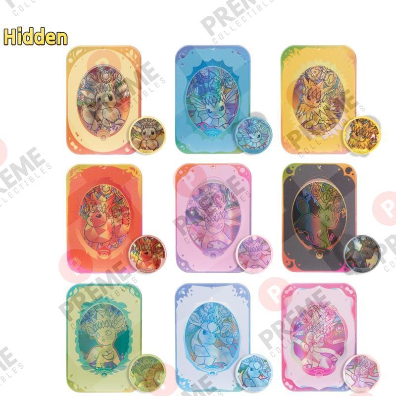 Pokémon Chinese Scarlet & Violet CSV9.5C Eeveelutions Collection Factory-Sealed Gift Box - 10 Cards, Sylveon, Umbreon, Eevee, Terastal Gathering, 2 Packs, Damage Counter Box, Metal Magnet