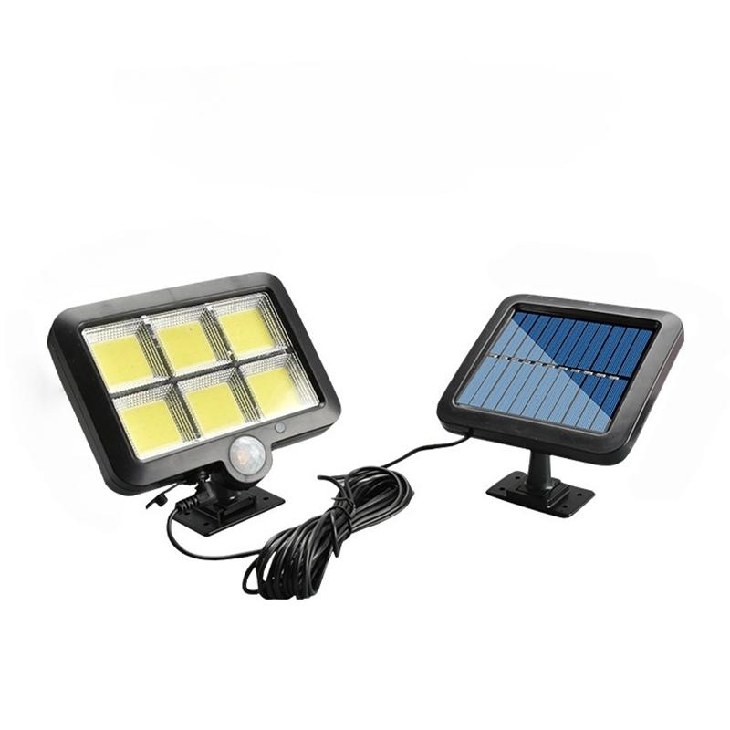 1pc Solar Light 6cob LED, Motion Sensor Outdoor Security Lamp, Waterproof Decking & Patio Light, Ideal for Garden, Fence, Pathway
