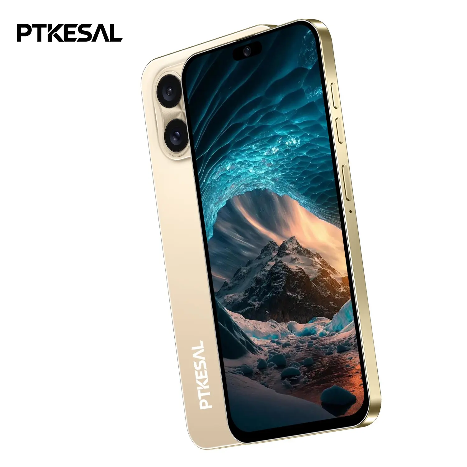 Ptkesal Android Smartphone, 6.56-Inch Dual Camera, 4GB RAM + 64GB Storage, 4g Dual Sim, Android 12.0, Octa-Core Cpu, 4300mah Battery, Face Recognition