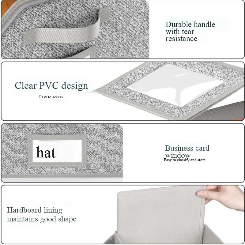 Multi - purpose Hat Storage Box - Large - Capacity Stackable Baseball Cap Organizer for Multifunctional Home Storage