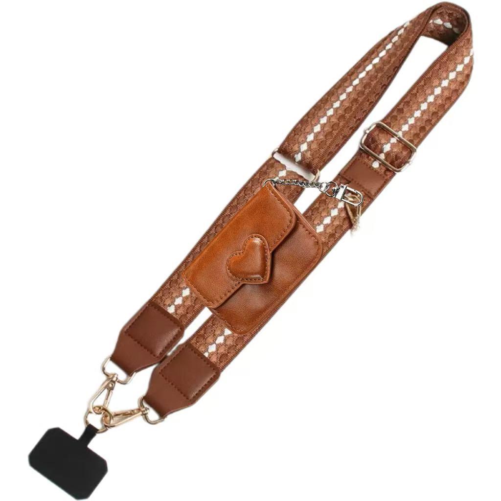 A multi-functional phone strap with a built-in wallet, adjustable backpack strap, suitable for various individuals and perfect for gifting to friends and loved ones, Phone Lanyard