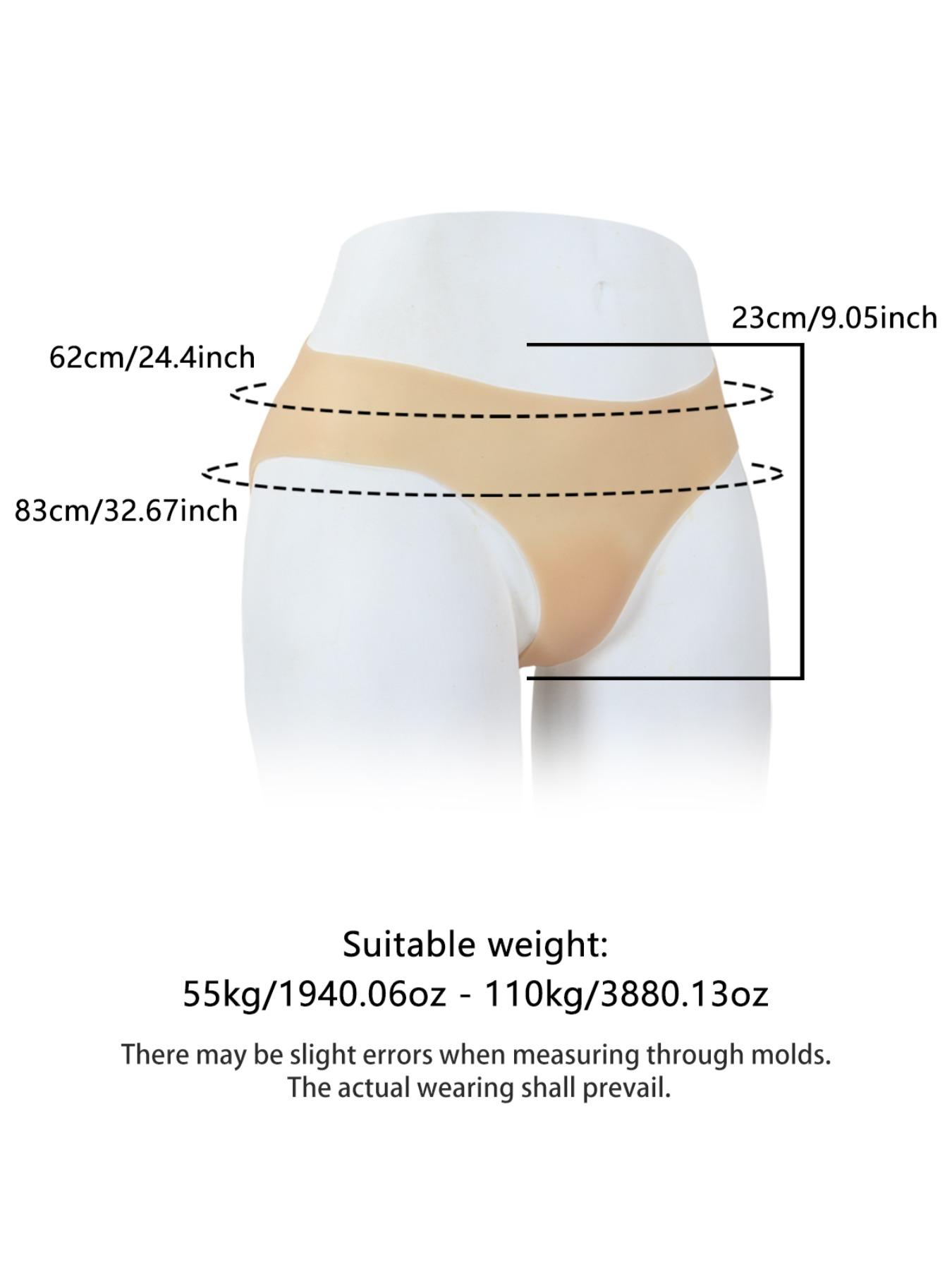 Thick Padded Silicone Butt Lifting Panty for Body Shaping S Curve Boost Confidence Comfortable Wear