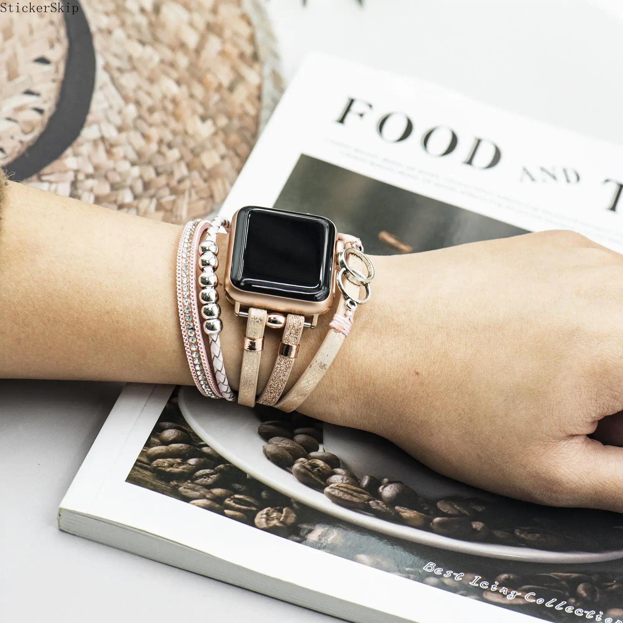 2026NEWBoho Beaded Apple Watch Band – Handmade Colorful Bracelet Strap for Women, Bohemian Style Fashion Watch Band Fits 38–49mm (All Series & SE), Aesthetic Jewelry Replacement Strap 2026NEWBoho Beaded Apple Watch Band – Handmade Colorful Bracelet Strap for Women, Bohemian Style Fashion Watch Band Fits 38–49mm (All Series & SE), Aesthetic Jewelry Replacement Strap