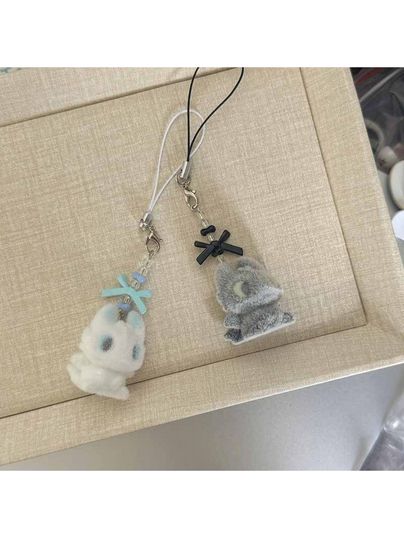 Creative Valentine's Day Gift, Toothless Light Fury Couple Phone Chain, Dragon Trainer Figure, Bag Charm, Cute Animal Pattern, All Seasons