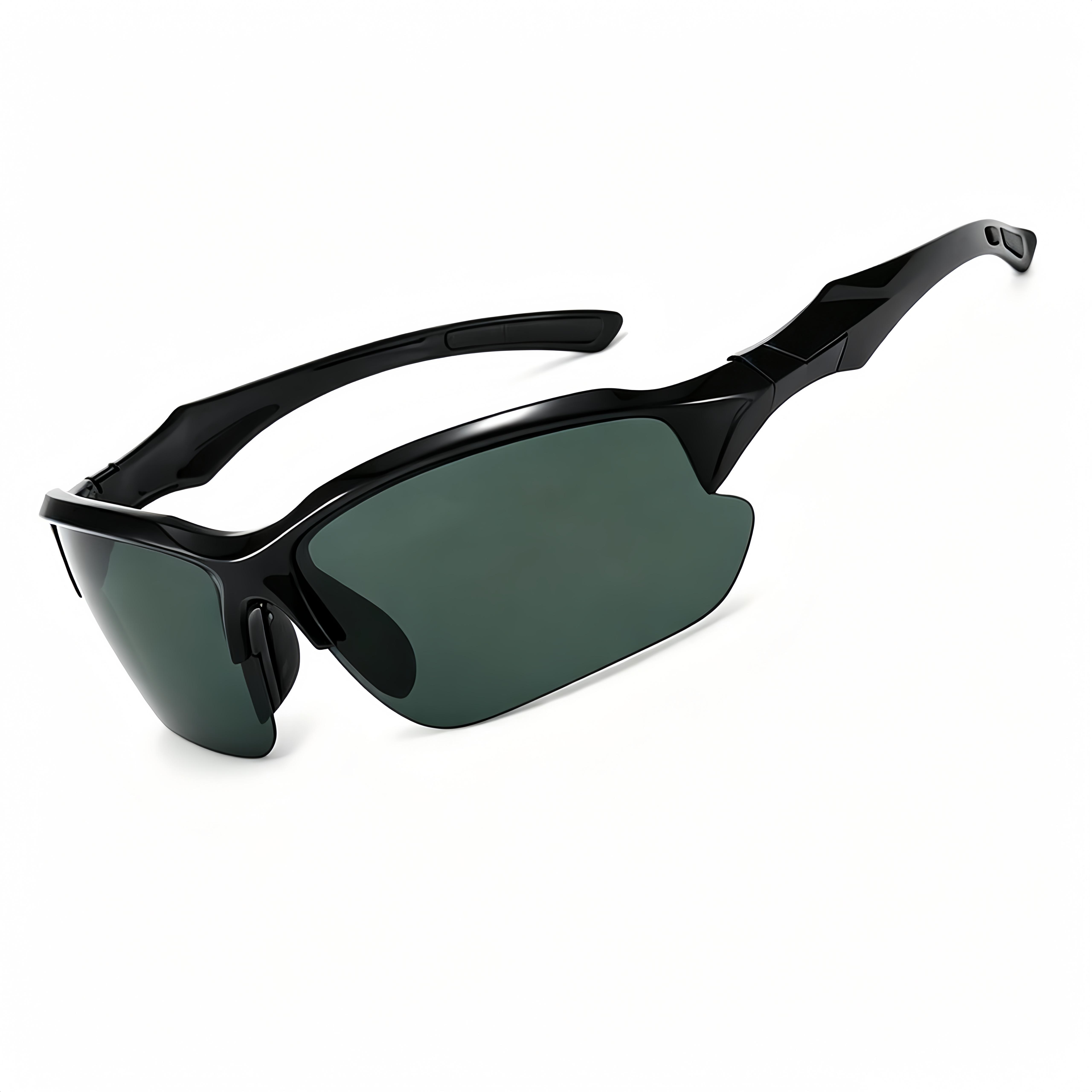4-Pack Polarized Sunglasses for Male & Female - Rimless, Lightweight, Windproof Multi-Sports Eyewear with Polarised Lens, Ideal for Driving, Square/Cat Eye/Oversized Styles, Adult Gifts
