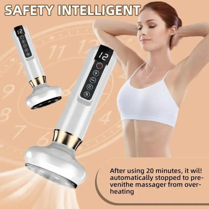 Electric Vacuum Cup Massager Machine, Smart Cupping Machine, Multi-Function Electric Suction Cups, Body Scratching Tool, USB Charger, Home Massage Gift