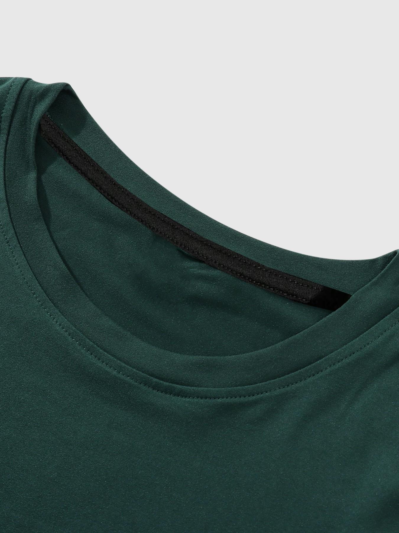 Men's Plus Size Loose Fit Round Neck Short Sleeve T-Shirt, Wave and Crane Print, Asymmetric Japanese Art Design, Beach Music Festival Daily Wear