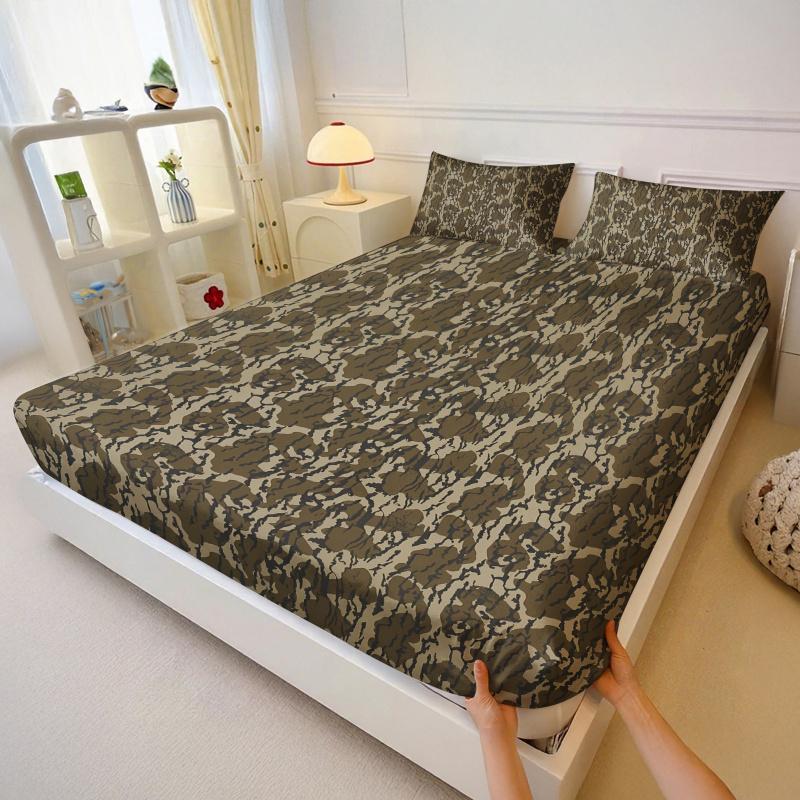 3-piece set, oversized bedding sheet set, including 1 sheet and 2 pillowcases, durable and comfortable design, perfect for bedroom use, ideal gift, easy to maintain fabric