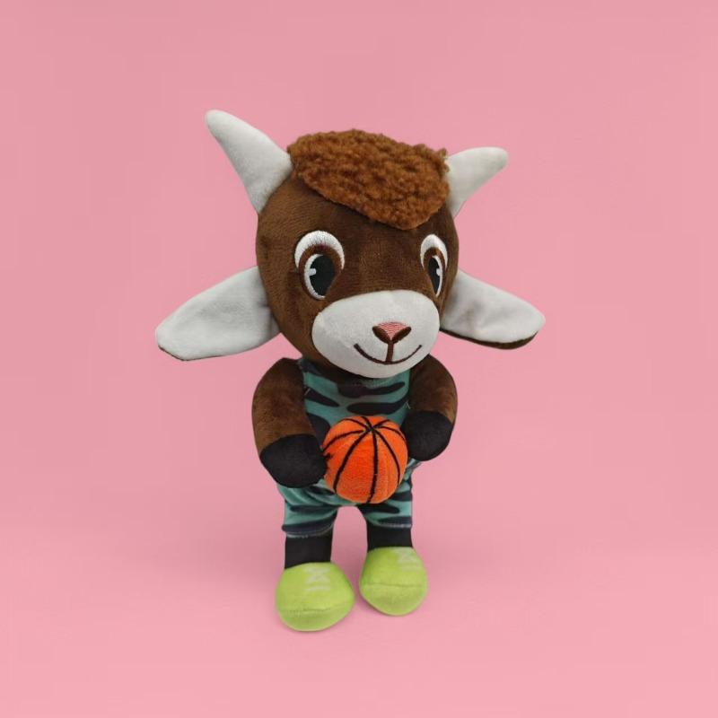 Cute Sports‑Team‑Style Creature Plushies, Sound‑Free Cartoon Monster Doll Collection gift
