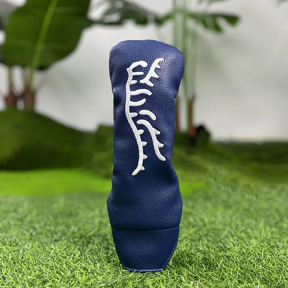 Blue Golf Club Head Cover, Durable Waterproof Protection, Safe Golf Accessory, Best Club Protection, Essential Golf Gear, Golf Equipment