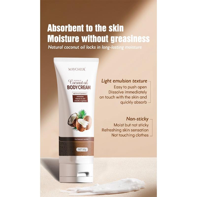 MAYCHEER Coconut Oil Body Lotion Hydrating Moisturizing Body Moisturizing Hydrating Moisturizing
