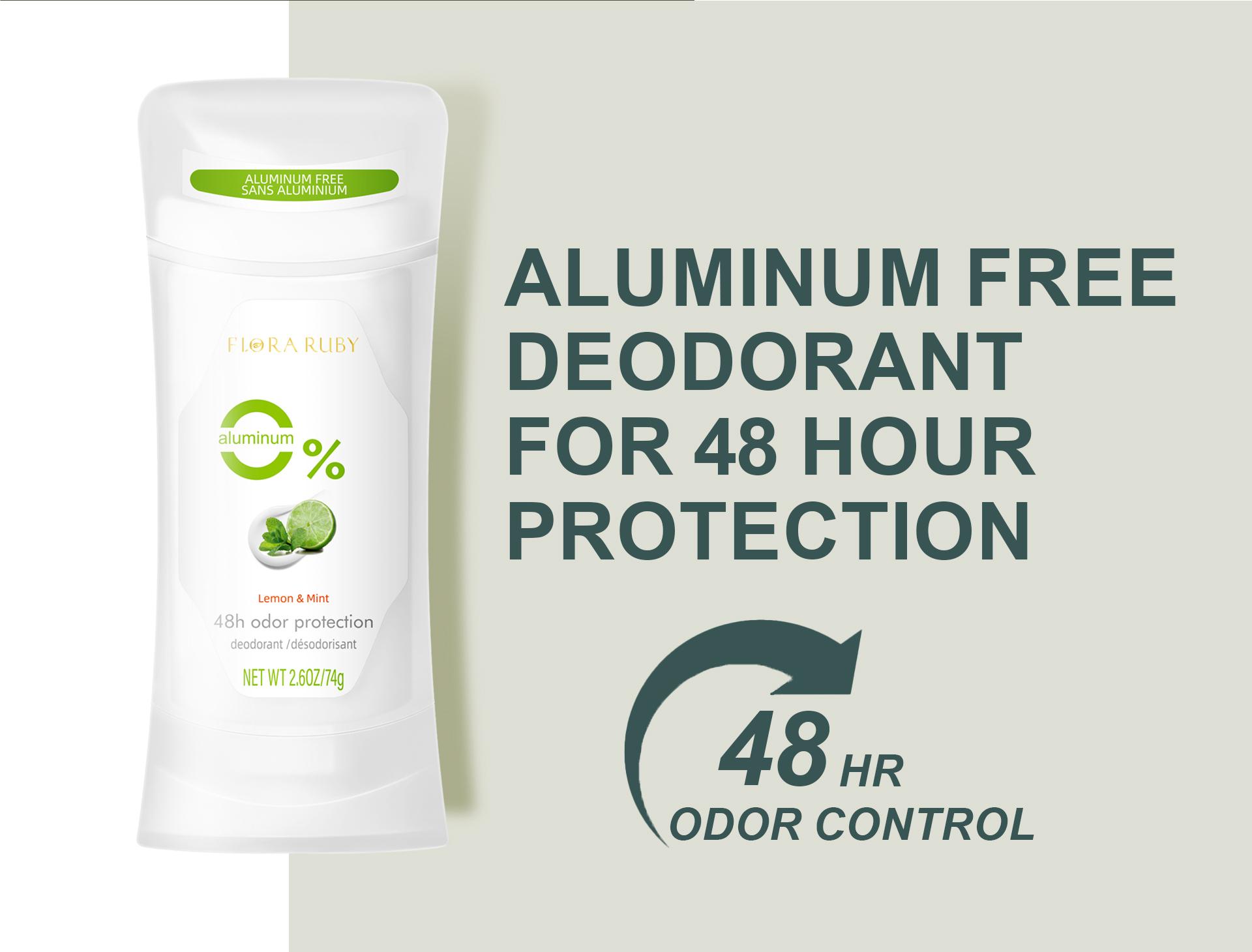 6pcs-Flora Ruby Aluminum Free Deodorant That Keeps You Fresh All Day