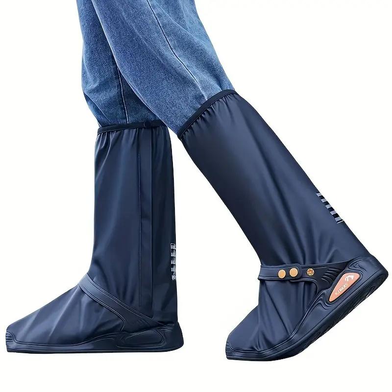 Thick Durable Outdoor High-Top Waterproof Rainproof Shoe Covers/rain Boots, Motorcycle Riding, Outdoor Leisure Fishing, Rainy Day, Rainy Season, Rainy/snowy Hiking, Rain Shoes
