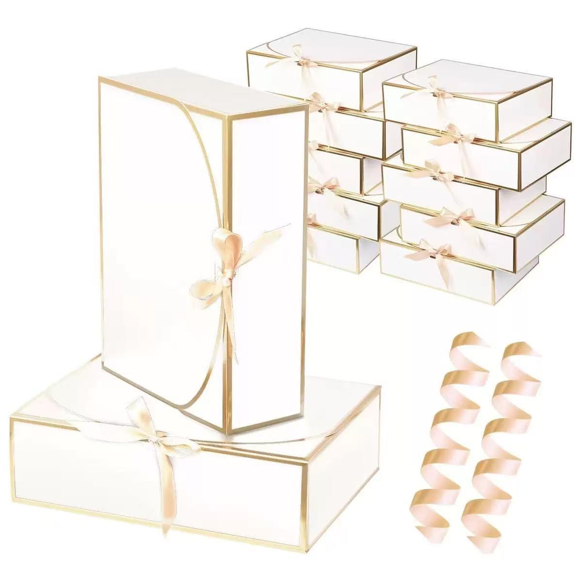 5/1pcs Exquisite Bow-Tied Ribbon Gift Containers, Multipurpose Boxes for Lipstick Sets, Cosmetic Gifts, Mementos & Birthday Gifting