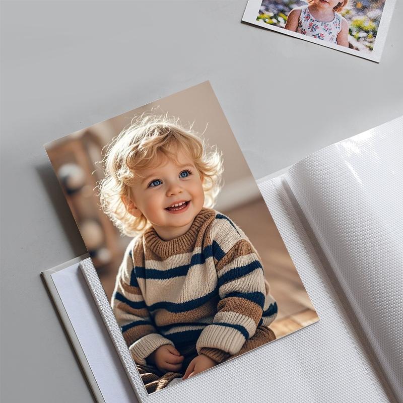 6 Inch Photo Album Holds Up to 100 Photos, Large Capacity Family Memory Book, Travel Souvenir Album, Couple Anniversary Gift, Christmas Present