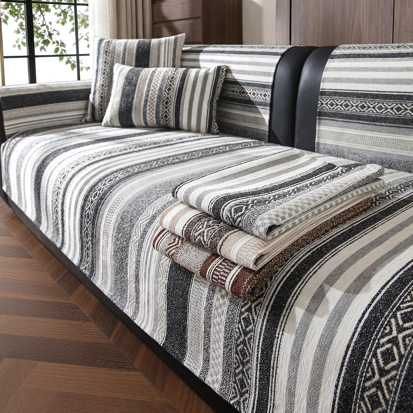 1pc Original Mu Sofa Pad, Chenille Vintage High-End Elegant Exclusive New Design, All-Season Universal Sofa Pad Cover