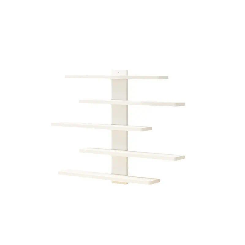 Adjustable Five-Tier Wall-Mounted Display Shelf, Ideal for Storing Figurines, Dolls, Statues and Collectible Toys