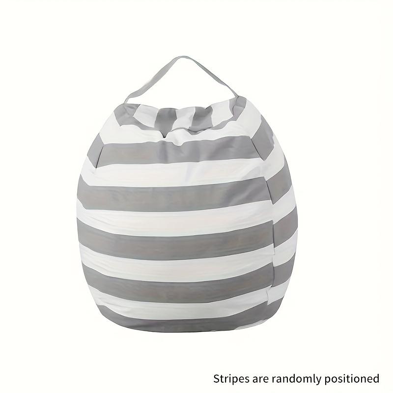 Single Stripe Canvas Storage Bag, Spacious Chair Protector, Multi-Functional Zippered Quilt Organizer, with Handle, Home Use