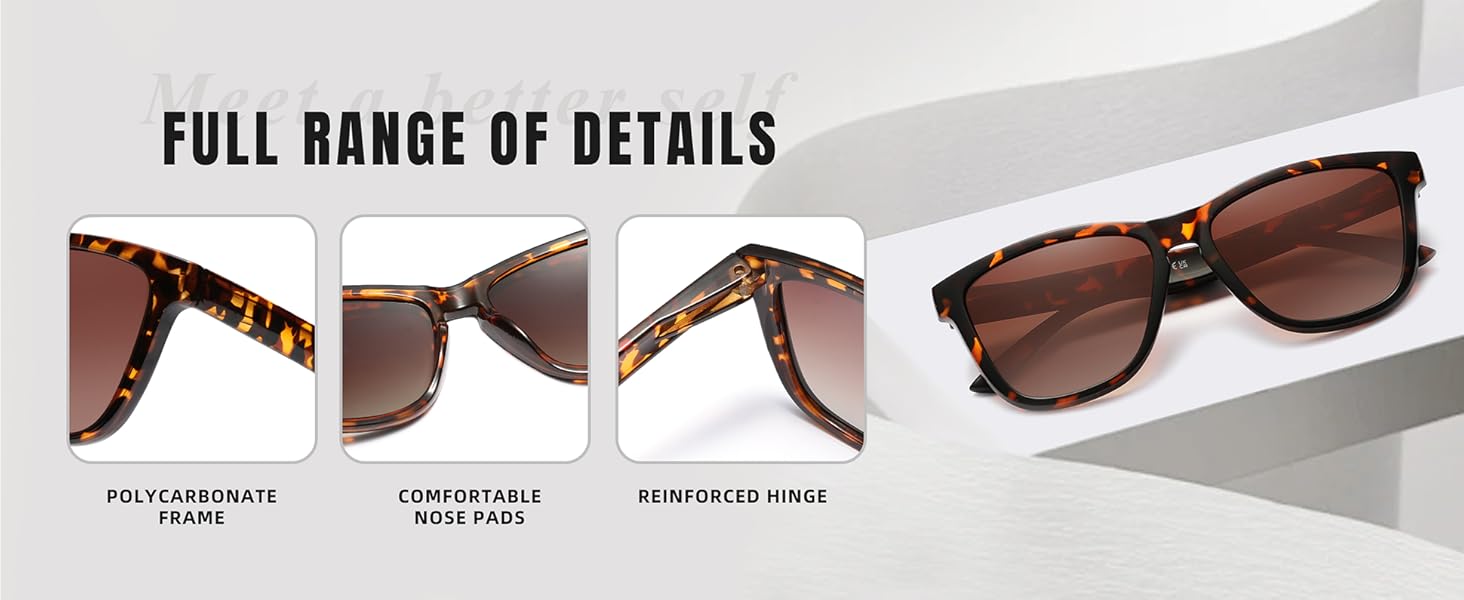 Carefully 4 pairs Classic Polarized Sunglasses for Women and Men Ultralight Sun Glasses with UV Protection 759-4 Trendy Beach Eyewear