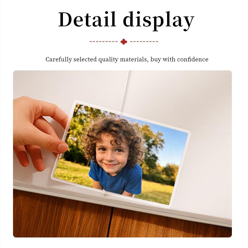 Velvet Photo Album with 200 Pockets, 6 Inch 4x6 Large Capacity, Ideal for Family Weddings Anniversaries Travel Graduation Gift