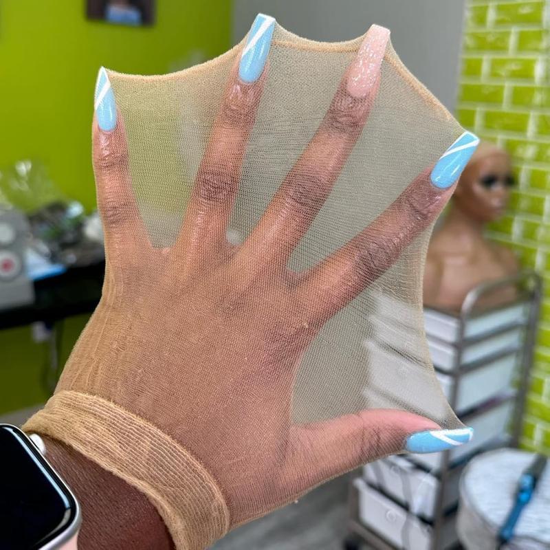 Hd Wig Cap for Wig install 1 Piece Pack Stretch Elastic Hair Net Stretchy Stocking Caps for Lace Front Wigs Elastic Head Band