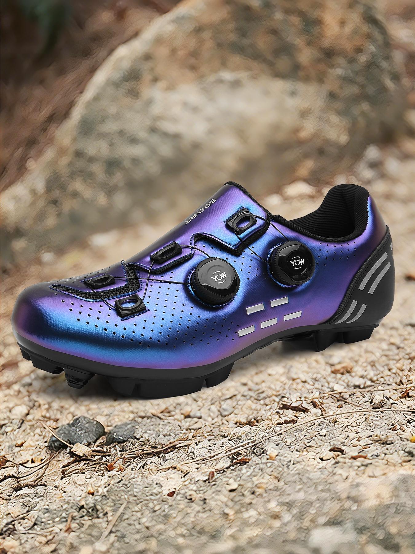 Universal Mountain Bike Shoes, Shock Absorbing Anti-Slip Lock Shoes, Men's and Women's Outdoor Training and Short Ride Shoes