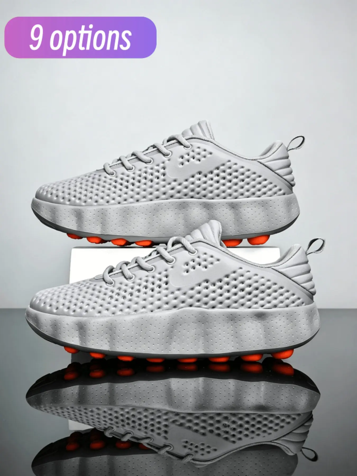 Unisex Foot Massage Sneakers, Multi-color Available, All Seasons Sneakers, Breathable Mesh & Foot Massage Columns, for Walking Training & Daily Commute, Sports Shoes, Walking Sneaker Trainer