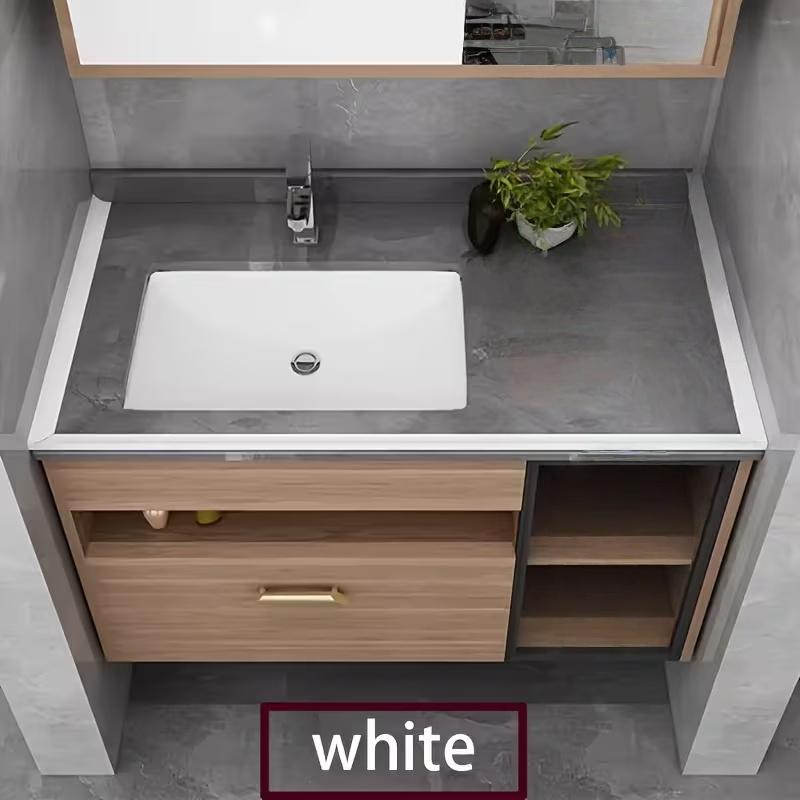 1pc 2meters Self-adhesive notch water stopper, Self-Adhesive Kitchen Countertop Sealing Strip, Sink Edges and Stove Side Gap Strip, Bathroom Washbasin Countertop Strip, for Wet and Dry Area Separation