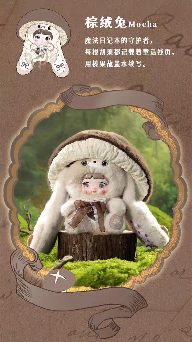 NOMMI-400% V2 Mushroom Hat Plush Series Blind Box-Random Style