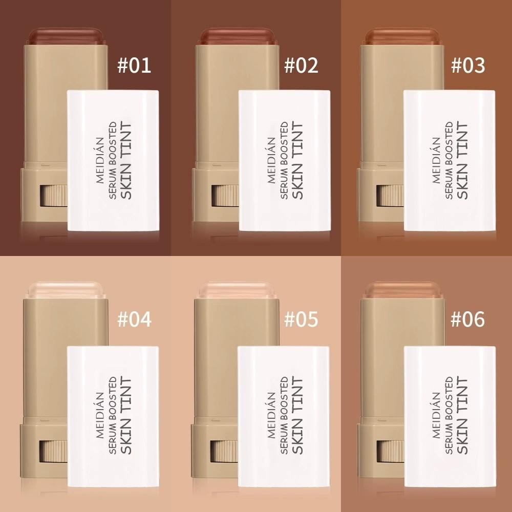 Ibcccndc 6 Color Concealer Stick with High Coverage, Smooth Texture Suitable for All Skin Tones, Effortlessly Hides Flaws & Dark Circles