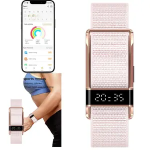 Women’s Smart Bracelet,  Fitness Tracker with Call Reminder, Adjustable Strap , 20G Ultra-weight,145Mah Battery, IP68 Waterproof,Free APP, Multiple Sports Modes, Sleep Tracking, Compatible for Android and IOS Phones