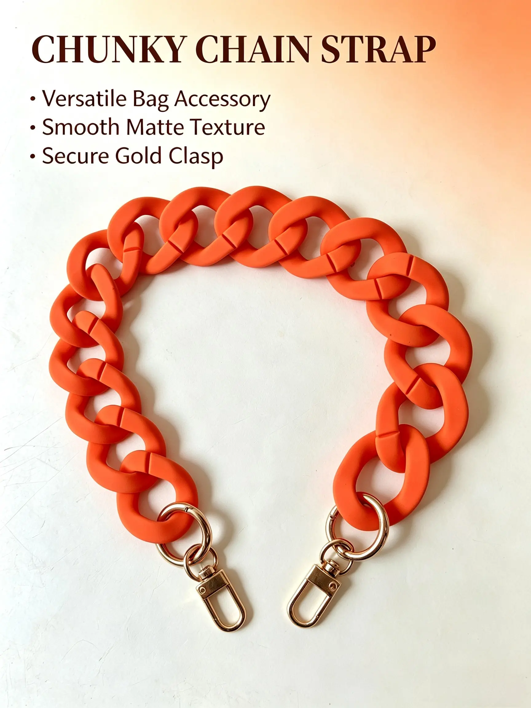 Handfeel Painted Bag Chain, Stylish Accessory for Bags, Durable and Aesthetic Design, Perfect for Daily Use and Special Occasions