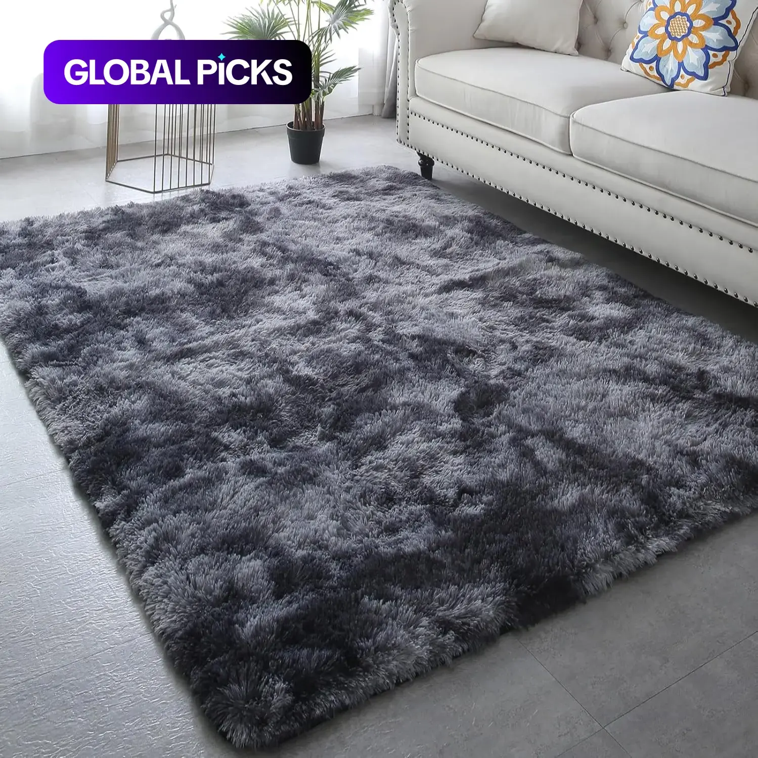 Shag Area Rugs for Bedroom Living Room,Ultra Soft Fluffy Area Rugs for Dorm, Shaggy Fuzzy Rugs, Indoor Carpet Nursery Rugs for Kids Room Home Decor, Decorative Area Rug, Modern Shaggy Rug, Rug Style, Contemporary Rugs, House Decor Rug #GLOBAL PICKS