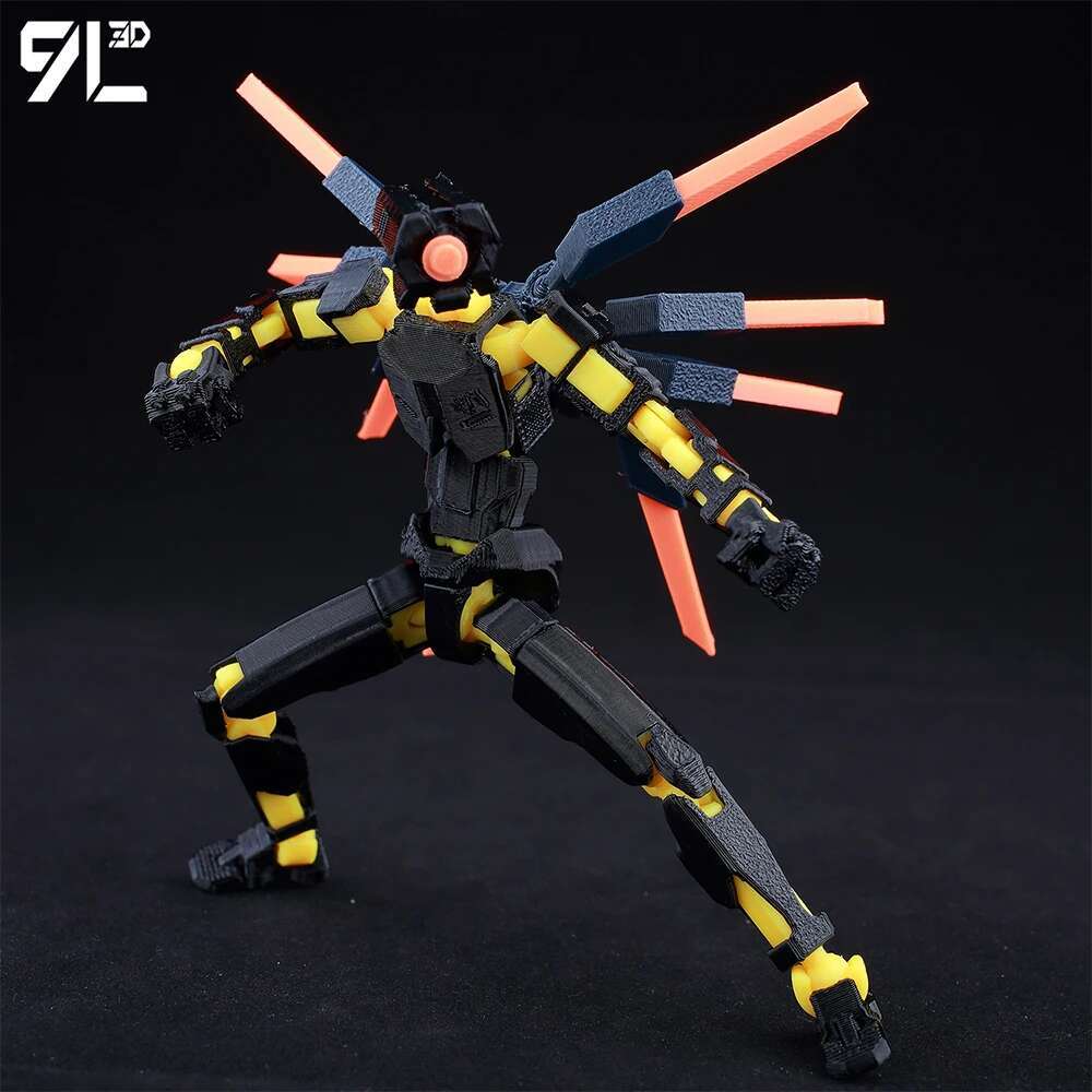 Lucky13 Dummy13 Ultrakill V1 Series Anime Characters-3D Printed Multi-Jointed Deformable Body Posing Model Multi-color Toys Gift Lucky13 Dummy13 Ultrakill V1 Series Anime Characters-3D Printed Multi-Jointed Deformable Body Posing Model Multi-color Toys Gift