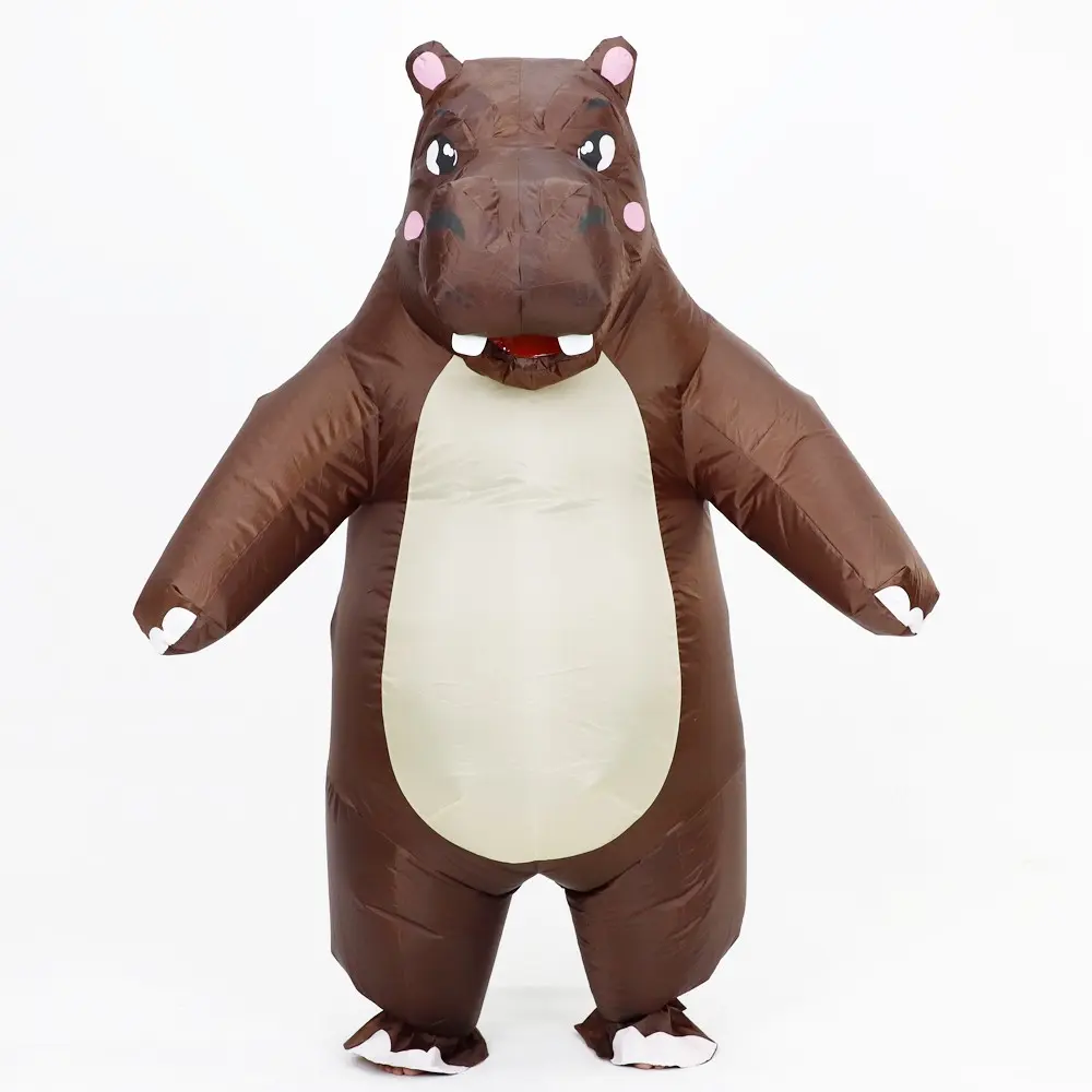 Inflatable Hippo Costume, Viral Trend for Pranks, Tiktok Challenges & Festivals, Party Apparel